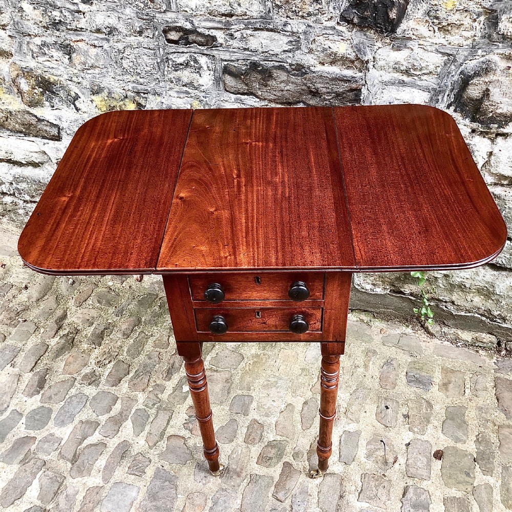 A Regency mahogany Pembroke or side table  View VII