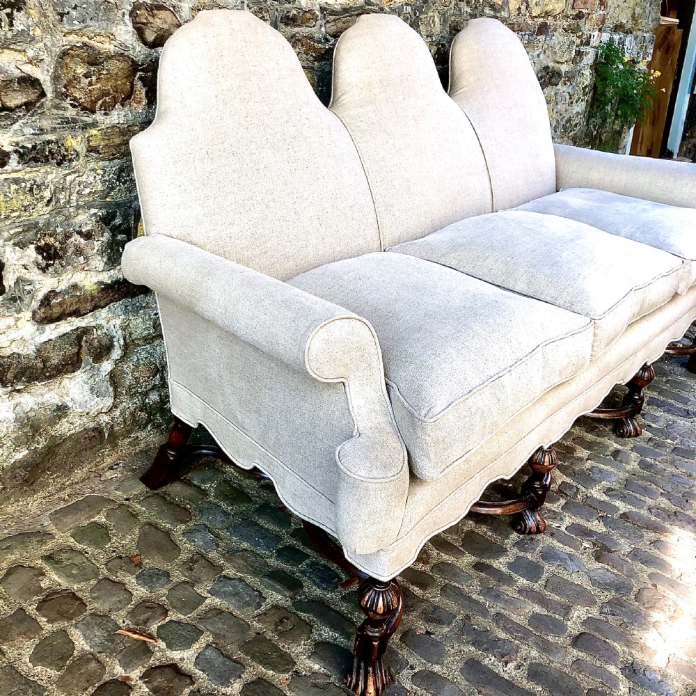 A 19th century William and Mary style sofa  View IV