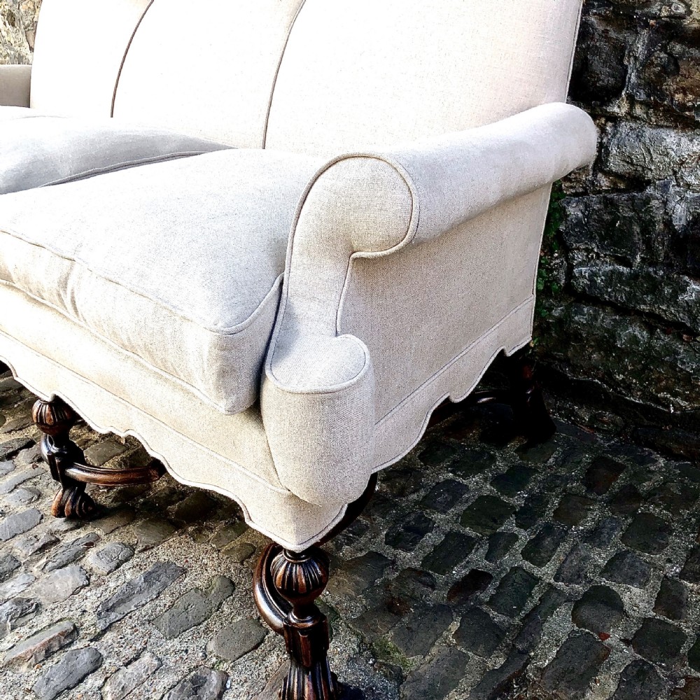 A 19th century William and Mary style sofa  View VI
