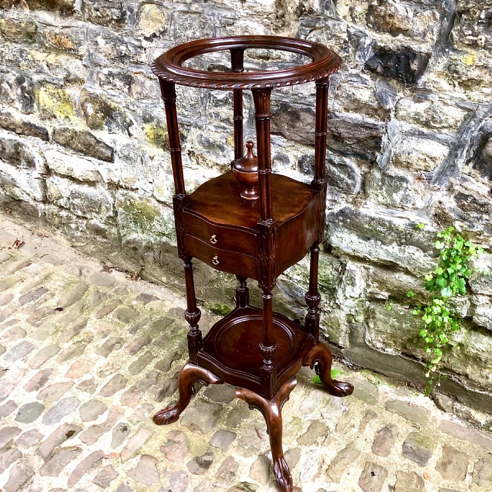A George III style mahogany washstand  View II