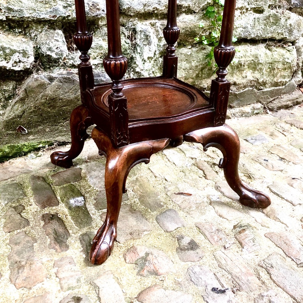 A George III style mahogany washstand  View IV