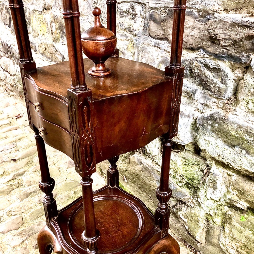 A George III style mahogany washstand  View VII
