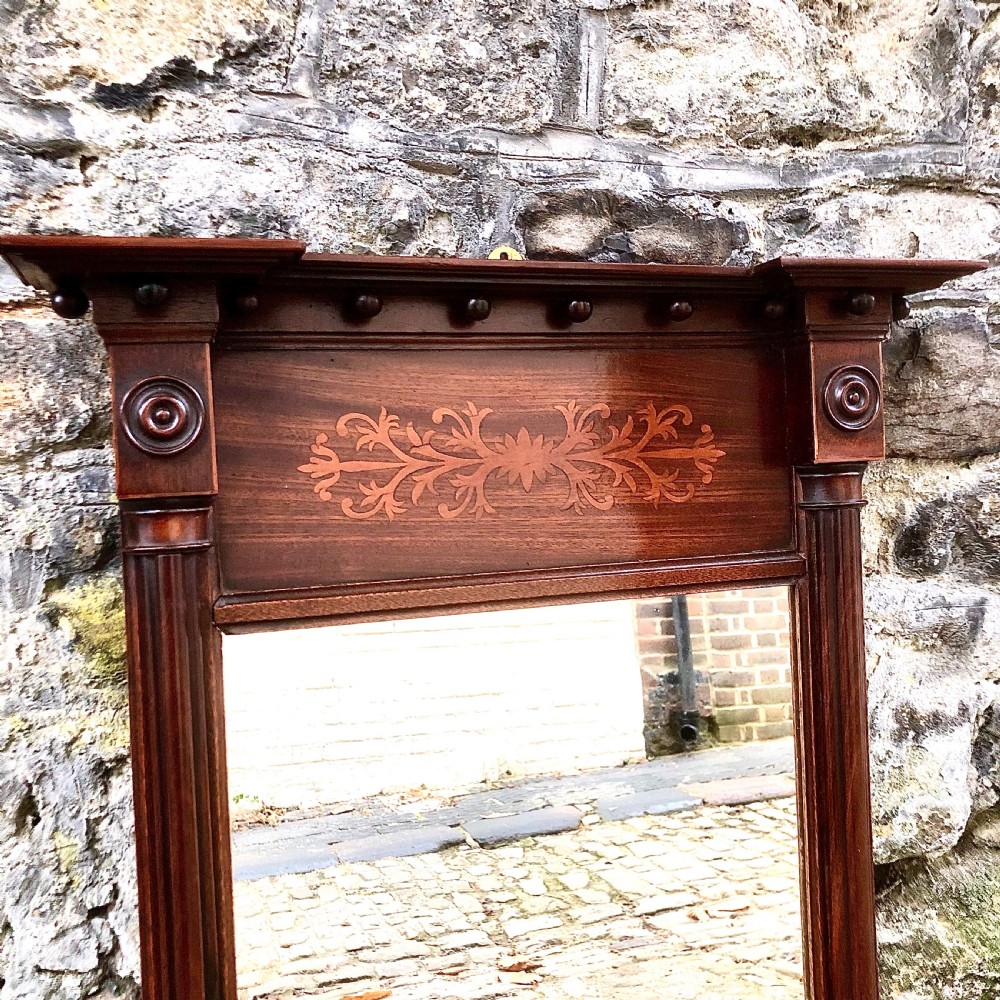 A Regency mahogany pier mirror  View II