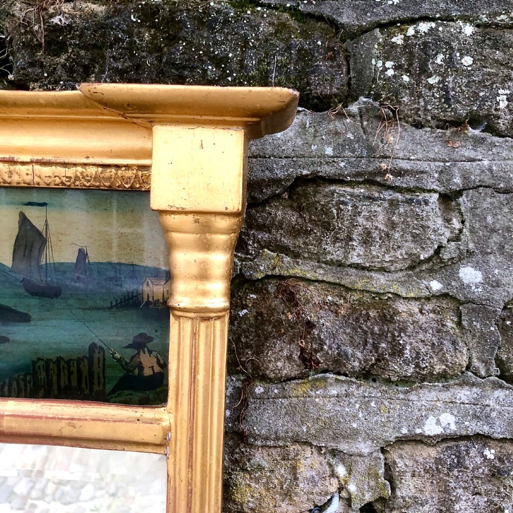 A small Regency pier glass or mirror  View III