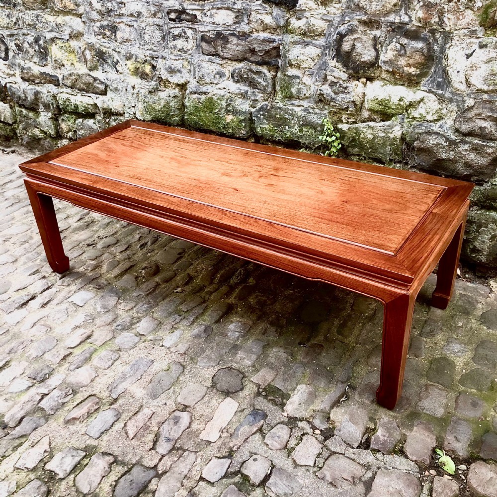 A Chinese rosewood coffee table  View III