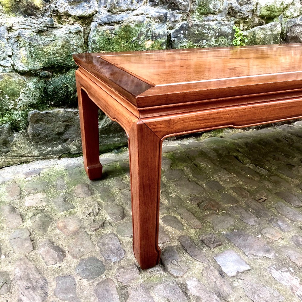 A Chinese rosewood coffee table  View V