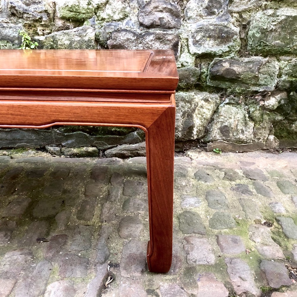 A Chinese rosewood coffee table  View VI