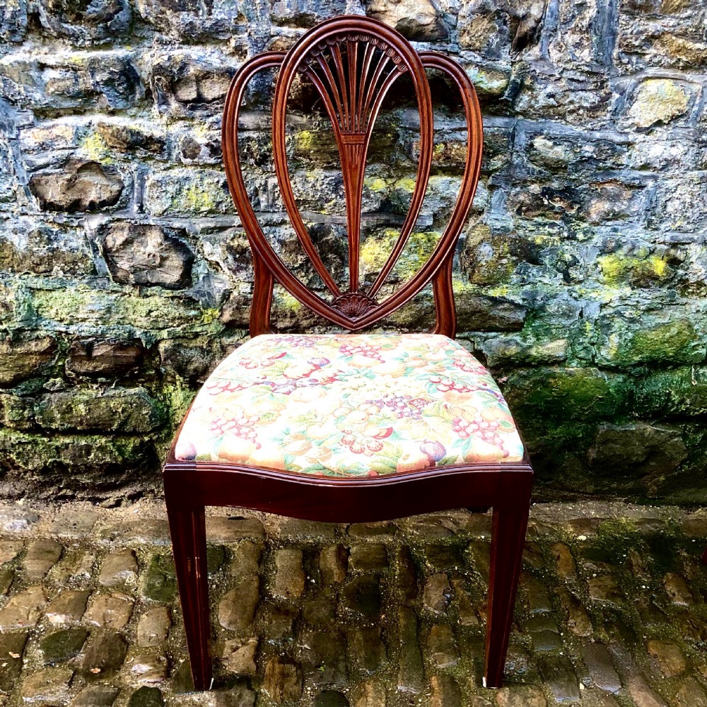 A set of eight Sheraton Revival mahogany dining chairs  View VII