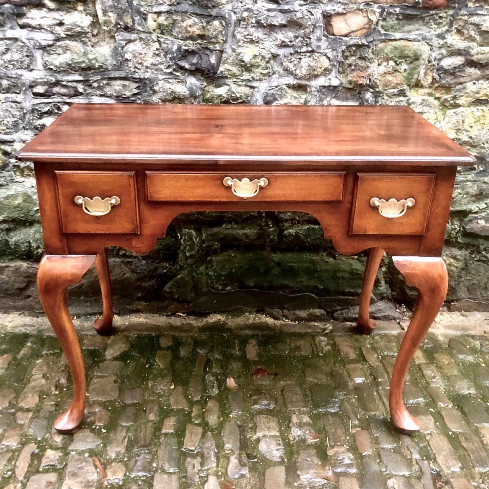 A late 19th century walnut dressing table 