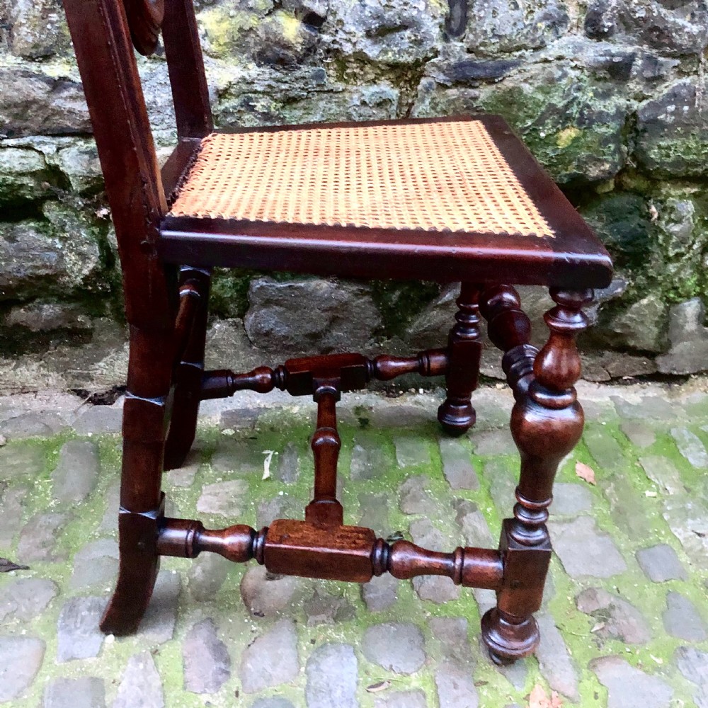 A set of four William and Mary walnut chairs View VIII