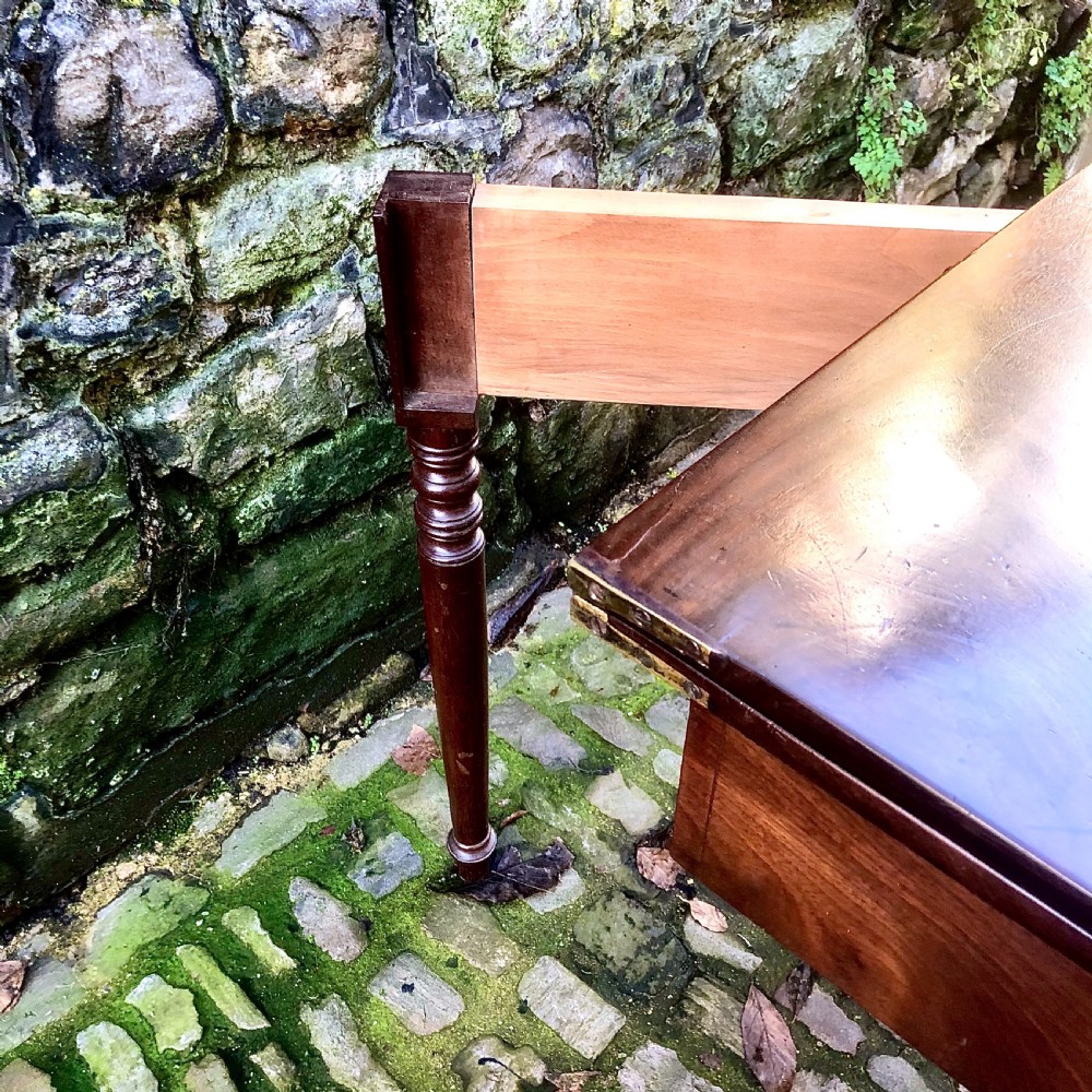 An early 19th century mahogany card table  View VIII