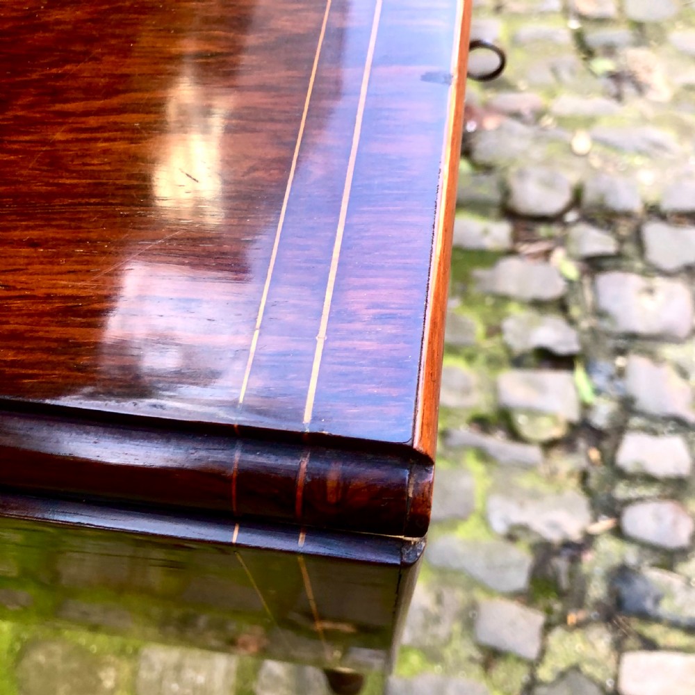 A French Louis Philippe rosewood work table View V