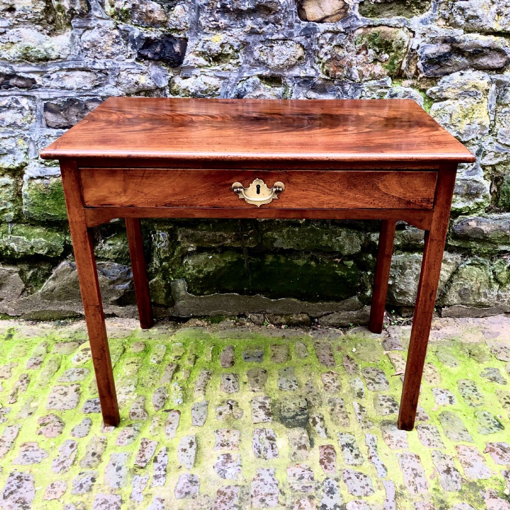 A George II mahogany console table 