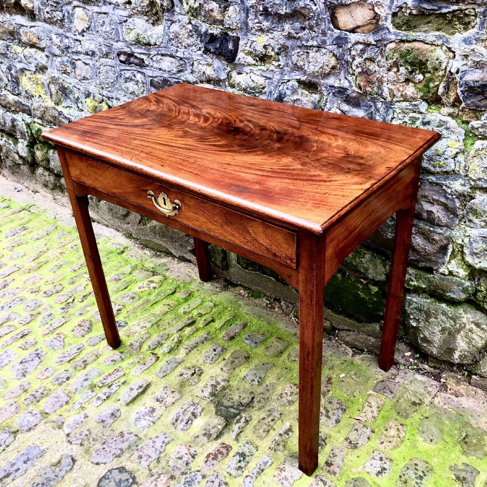 A George II mahogany console table  View II