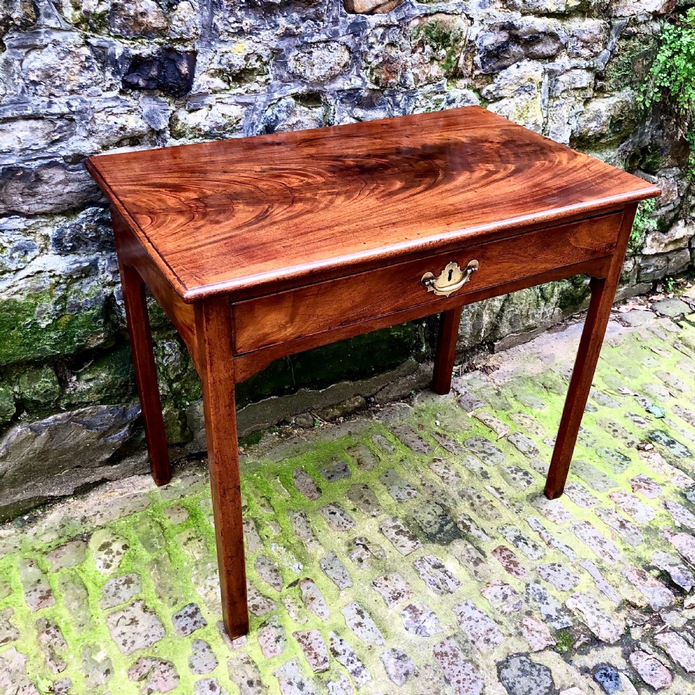 A George II mahogany console table  View III