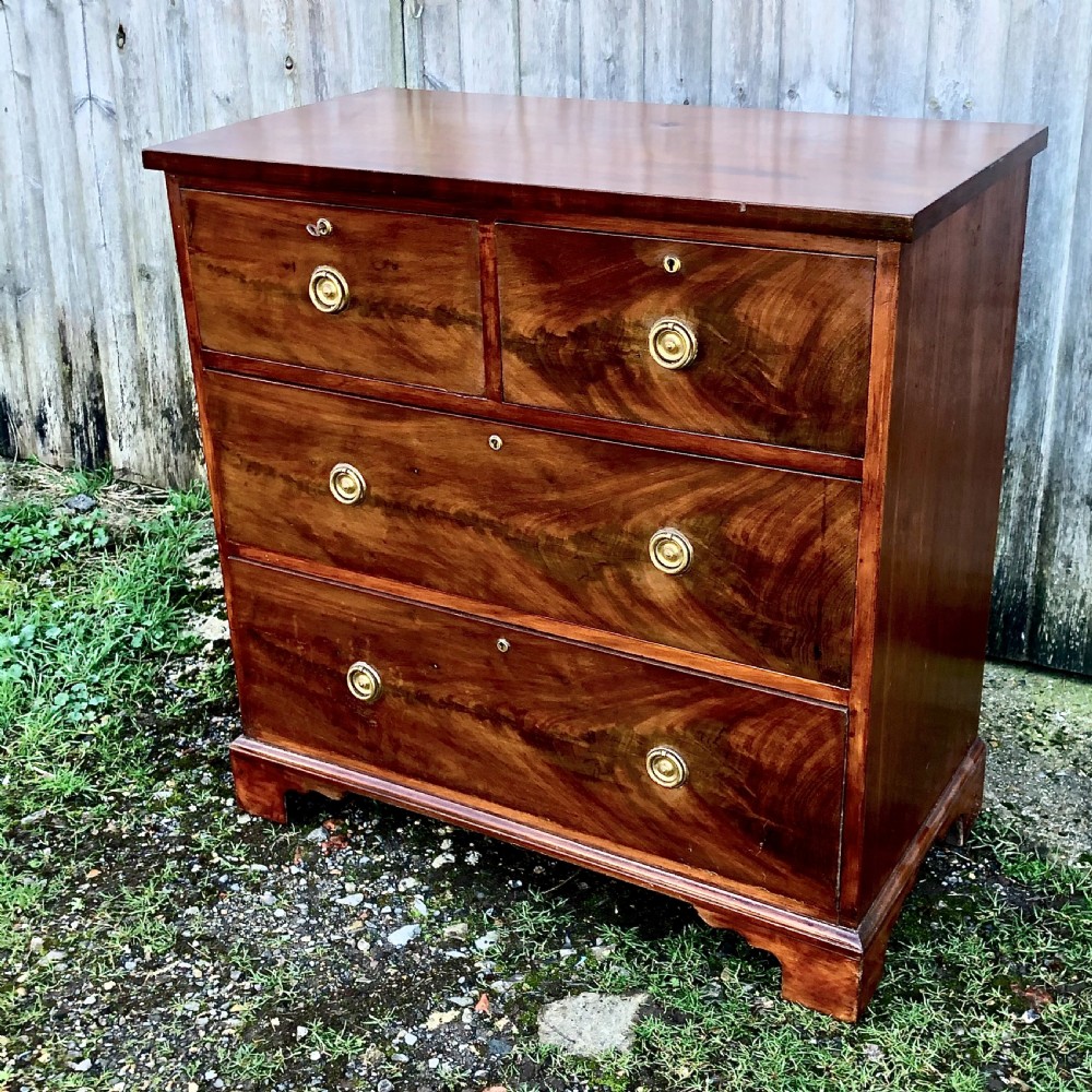 A George IV mahogany chest of drawers