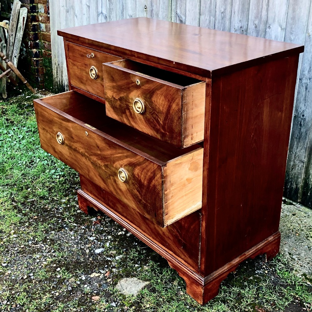 A George IV mahogany chest of drawers View IV