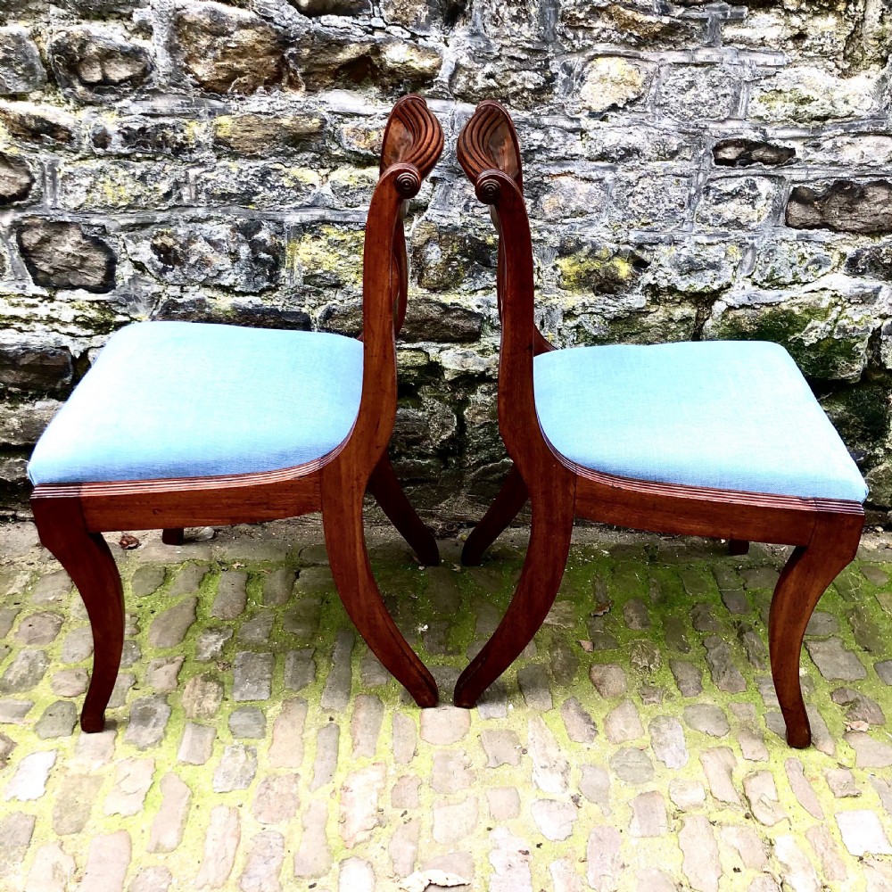 A set of eight Regency mahogany dining chairs  View VI