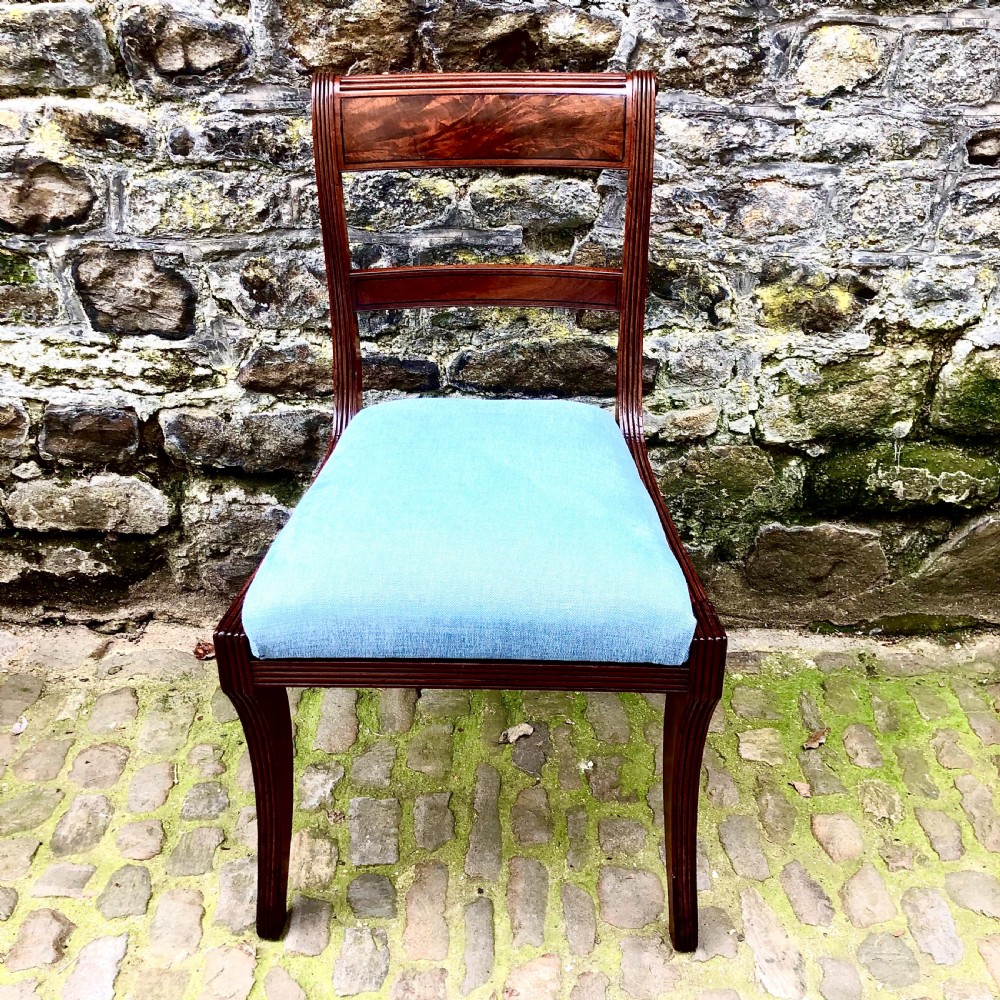 A set of eight Regency mahogany dining chairs  View VIII