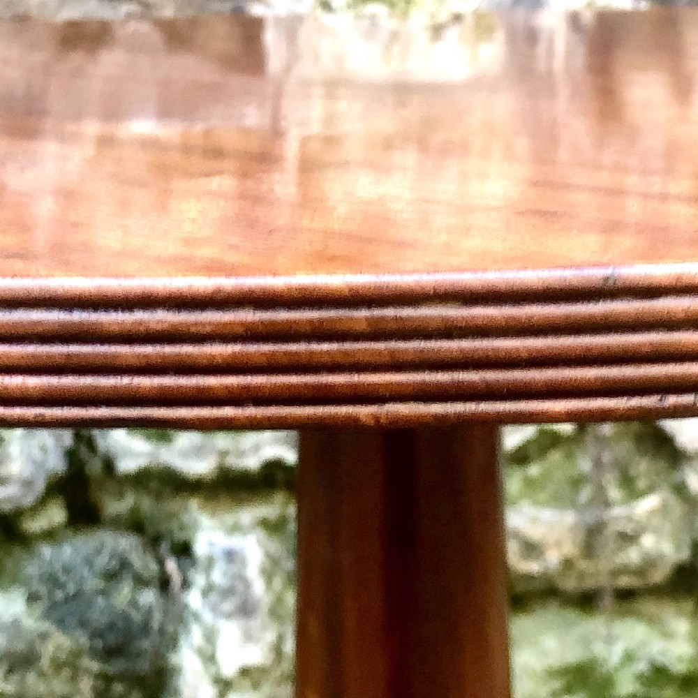 A small Regency mahogany circular pedestal table  View VII