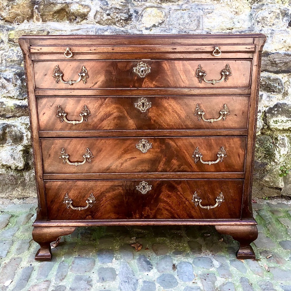 A mid 19th century mahogany bachelor’s chest