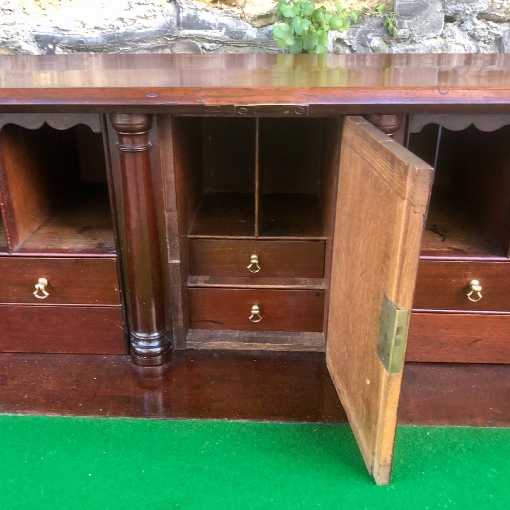 A fine George III mahogany fall-front bureau  View IX