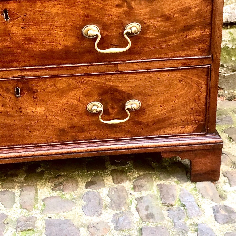 A fine George III mahogany fall-front bureau  View XV