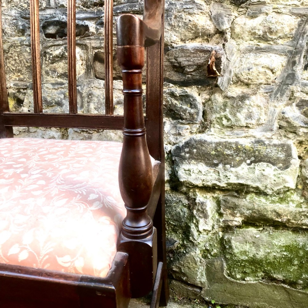 A set of six George III mahogany dining chairs  View VIII