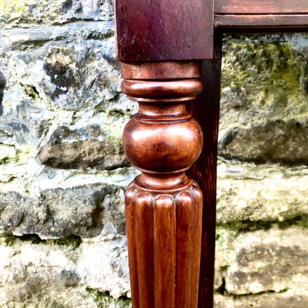 A pair of early Victorian mahogany console tables View VI