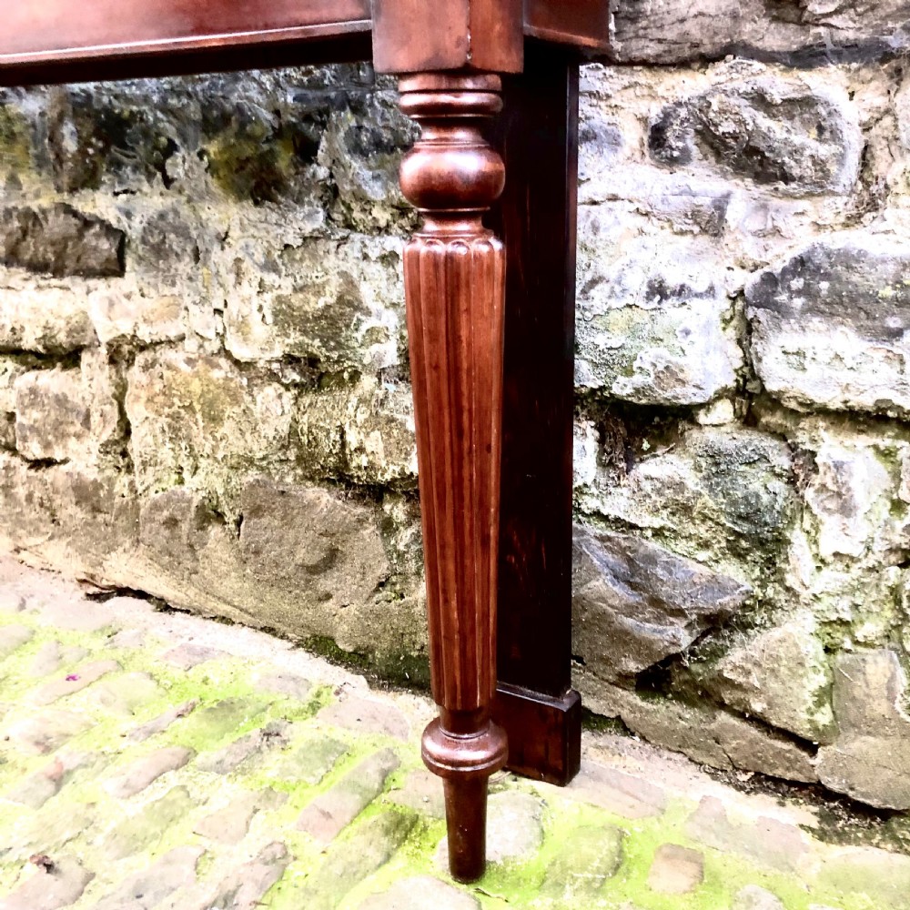 A pair of early Victorian mahogany console tables View VII
