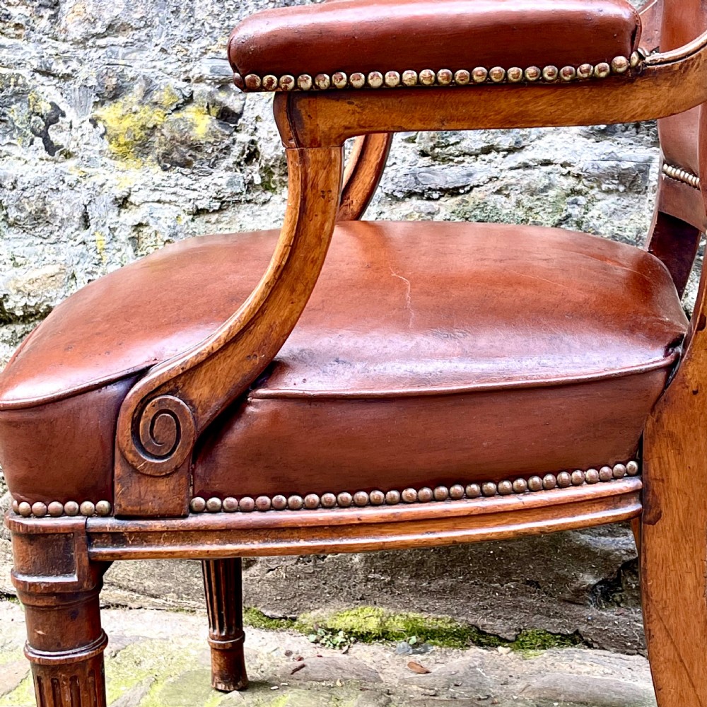 A mid Victorian mahogany desk chair View VI