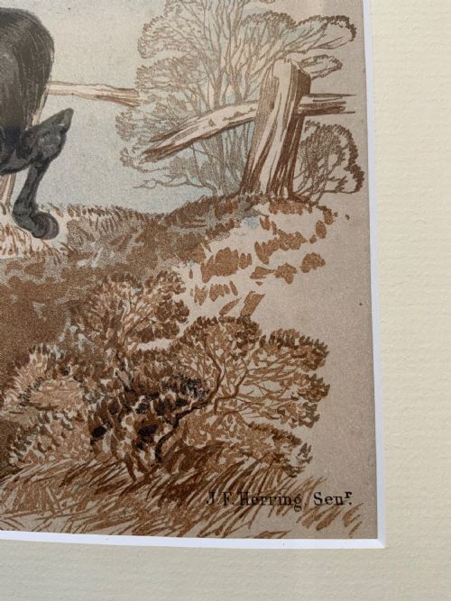 A PAIR OF 19TH CENTURY LITHOGRAPHS J F HERRING SENIOR - ADDITIONAL PHOTO 4