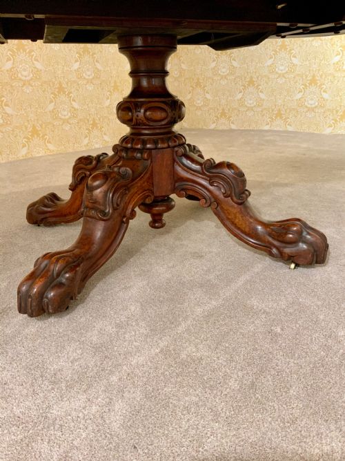 IRISH BURR WALNUT CENTRE TABLE - ADDITIONAL PHOTO 1