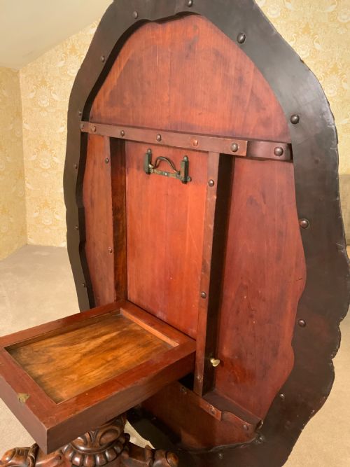 IRISH BURR WALNUT CENTRE TABLE - ADDITIONAL PHOTO 3