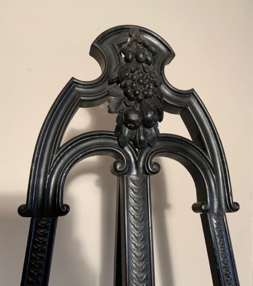 A VICTORIAN EBONISED EASEL - ADDITIONAL PHOTO 1
