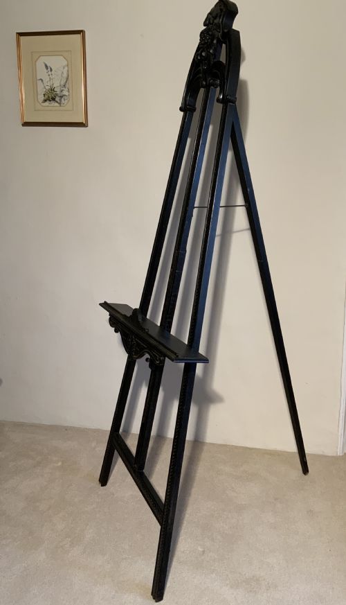 A VICTORIAN EBONISED EASEL - ADDITIONAL PHOTO 6