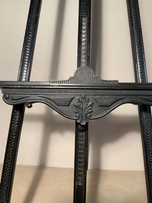 A VICTORIAN EBONISED EASEL - ADDITIONAL PHOTO 2