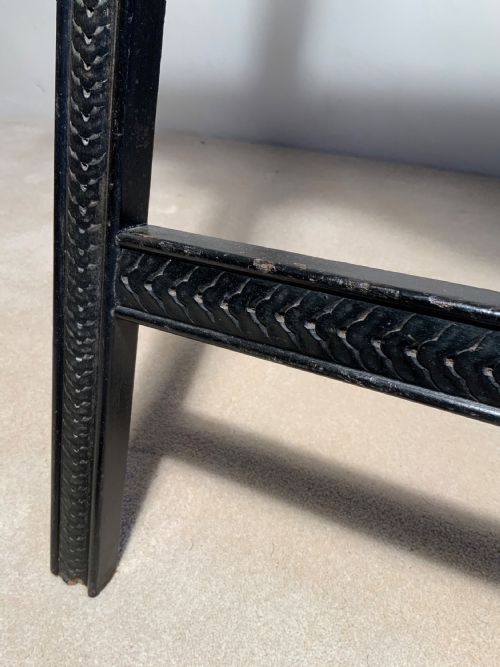 A VICTORIAN EBONISED EASEL - ADDITIONAL PHOTO 4