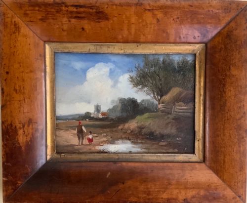 A PAIR OF NORWICH SCHOOL OILS ON PANEL - ADDITIONAL PHOTO 1