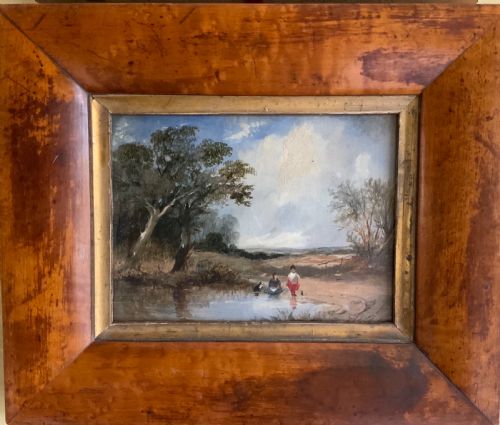 A PAIR OF NORWICH SCHOOL OILS ON PANEL - ADDITIONAL PHOTO 2