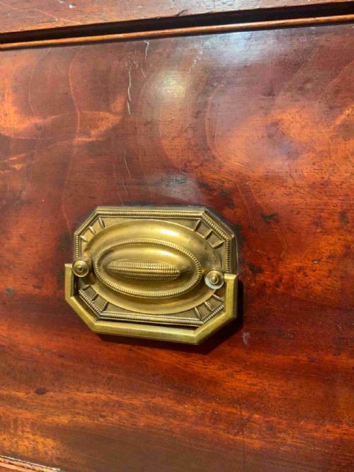 GEORGIAN MAHOGANY CHEST ON CHEST - ADDITIONAL PHOTO 1
