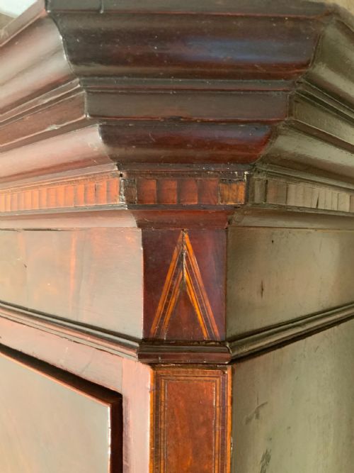 GEORGIAN MAHOGANY CHEST ON CHEST - ADDITIONAL PHOTO 5