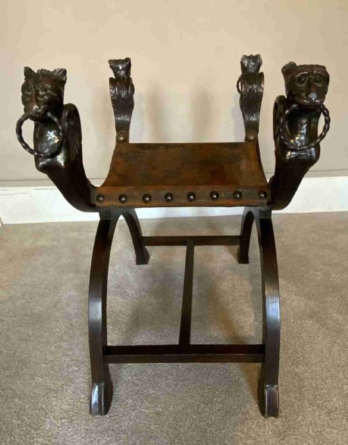 PAIR OF 19TH CENTURY ITALIAN STOOLS - ADDITIONAL PHOTO 3