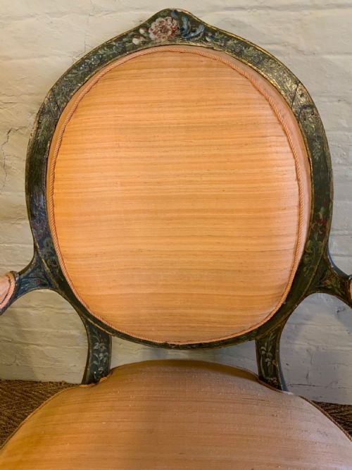 PAIR OF 19TH CENTURY PAINTED ARM CHAIRS - ADDITIONAL PHOTO 8