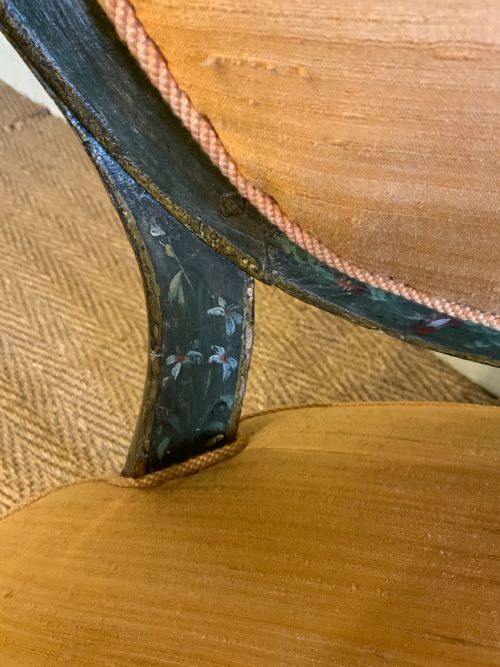 PAIR OF 19TH CENTURY PAINTED ARM CHAIRS - ADDITIONAL PHOTO 4