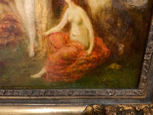 OIL ON CANVAS BY FRANCOIS MAURY - ADDITIONAL PHOTO 2