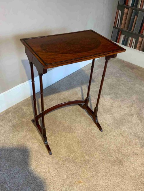 A QUARTETTO NEST OF MAHOGANY TABLES - ADDITIONAL PHOTO 5