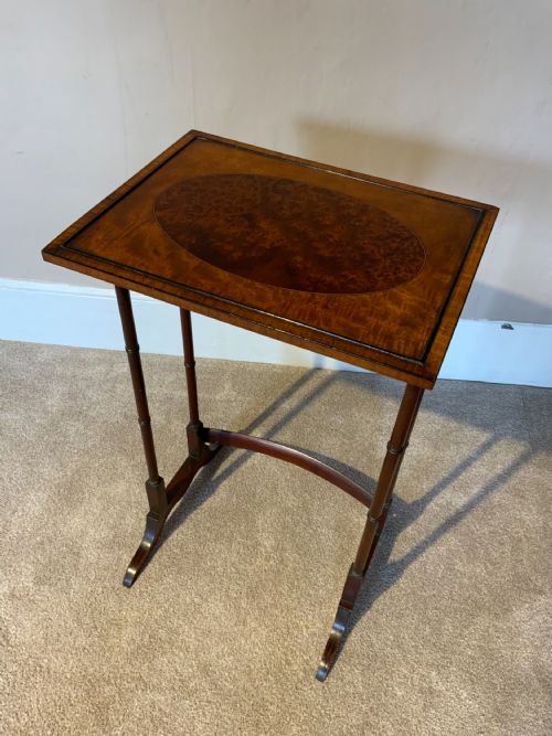 A QUARTETTO NEST OF MAHOGANY TABLES - ADDITIONAL PHOTO 6