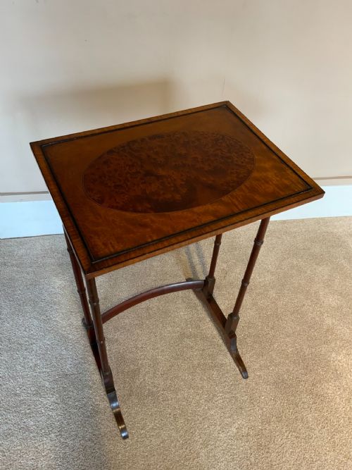 A QUARTETTO NEST OF MAHOGANY TABLES - ADDITIONAL PHOTO 8