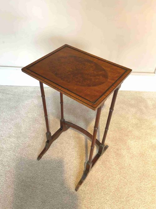 A QUARTETTO NEST OF MAHOGANY TABLES - ADDITIONAL PHOTO 9